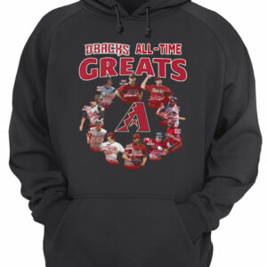 Arizona Diamondbacks all time great players signatures shirt 3