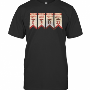 Arkansas Razorback Basketball Jeantal Cylla Adrio Bailey Jamario Bell Jimmy Whitt Jr T-Shirt