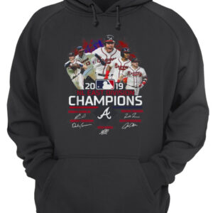 Atlanta Braves 2019 NL east division champions signature shirt 2 Atlanta Braves 2019 NL east division champions signature shirt 3