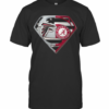 Atlanta Falcons And Alabama Crimson Tide Superman T-Shirt