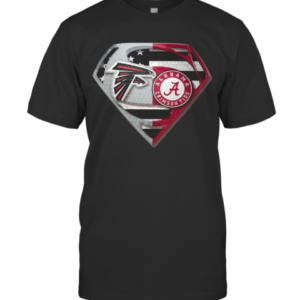 Atlanta Falcons And Alabama Crimson Tide Superman T-Shirt
