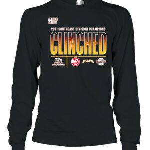 Atlanta Hawks clinched 2021 Southeast Division Champions shirt Atlanta Hawks clinched 2021 Southeast Division Champions shirt