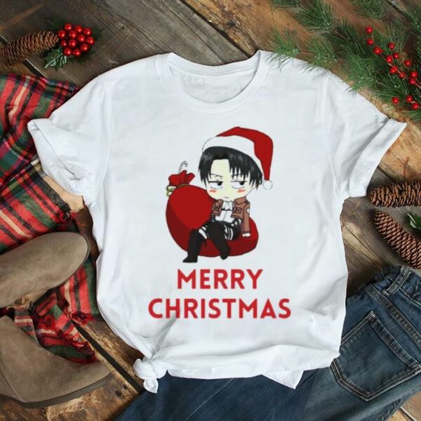 Attack on Titan Levi chibi Christmas t shirt