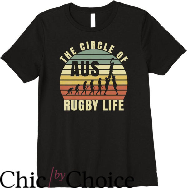 Australian Rugby T-Shirt Rugby Shirt Vintage