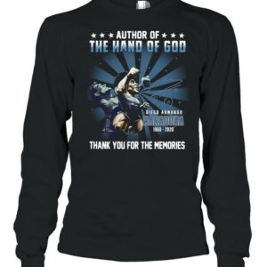 Author Of The Hand Of God Thank You For The Memories Signature shirt Author Of The Hand Of God Thank You For The Memories Signature shirt