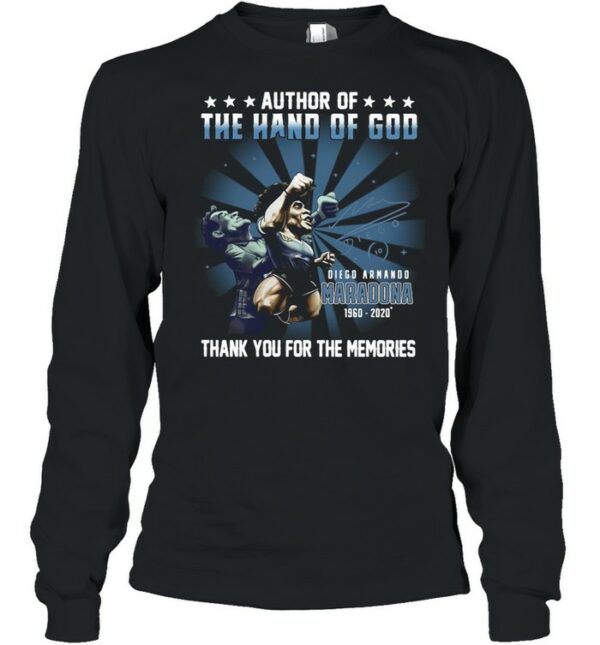 Author Of The Hand Of God Thank You For The Memories Signature shirt