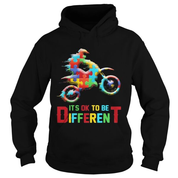 Autism Motorbike Its Ok To Be Different shirt