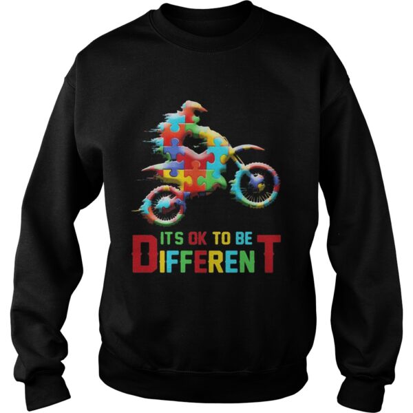 Autism Motorbike Its Ok To Be Different shirt