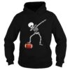 Awesome Football Skeleton Dabbing Sports Halloween Gift shirt