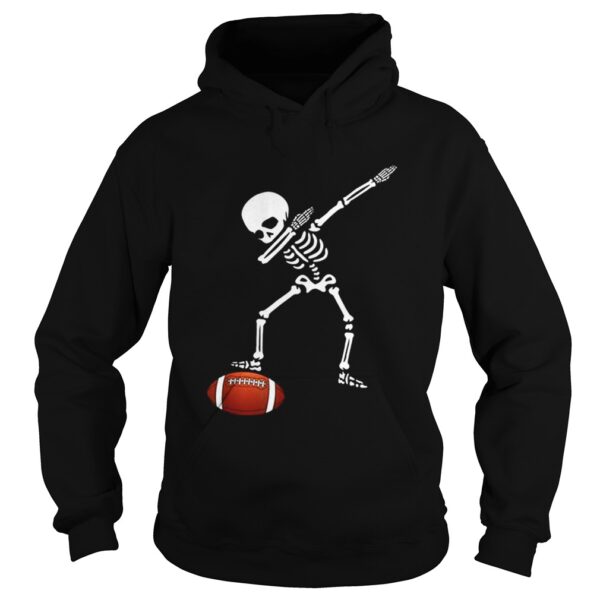 Awesome Football Skeleton Dabbing Sports Halloween Gift shirt