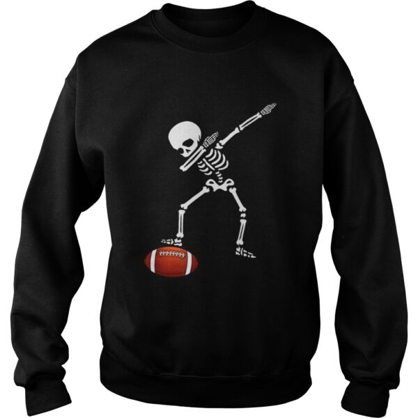 Awesome Football Skeleton Dabbing Sports Halloween Gift shirt