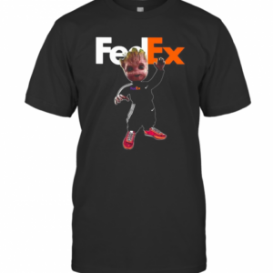 Baby Groot Fedex Logo T-Shirt