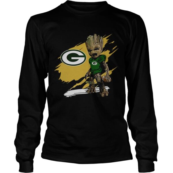 Baby Groot Green Bay Packers shirt