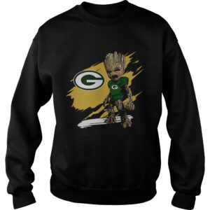 Baby Groot Green Bay Packers shirt 2 Baby Groot Green Bay Packers shirt 3