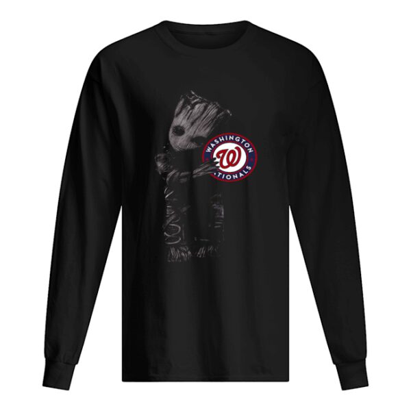 Baby Groot Hug Washington Nationals shirt