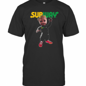 Baby Groot Subway Logo T-Shirt