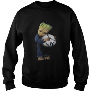 Baby Groot hugs New York Yankees shirt 2 Baby Groot hugs New York Yankees shirt 3