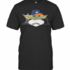Baby Yoda Houston Astros Baseball Player T-Shirt
