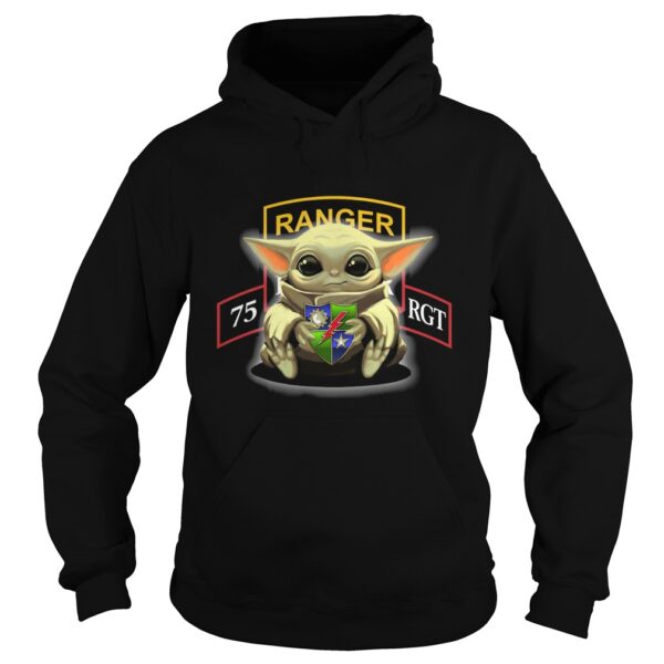 Baby Yoda Hug 75th Ranger Regiment shirt