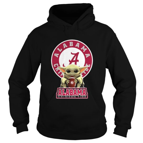 Baby Yoda Hug Alabama Tide shirt