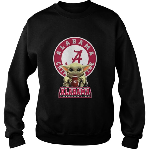 Baby Yoda Hug Alabama Tide shirt