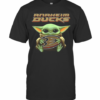 Baby Yoda Hug Anaheim Ducks Baseball T-Shirt