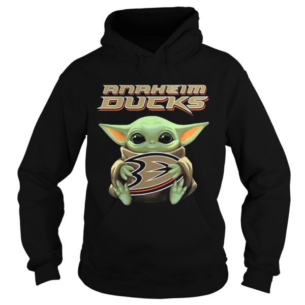 Baby Yoda Hug Anaheim Ducks shirt