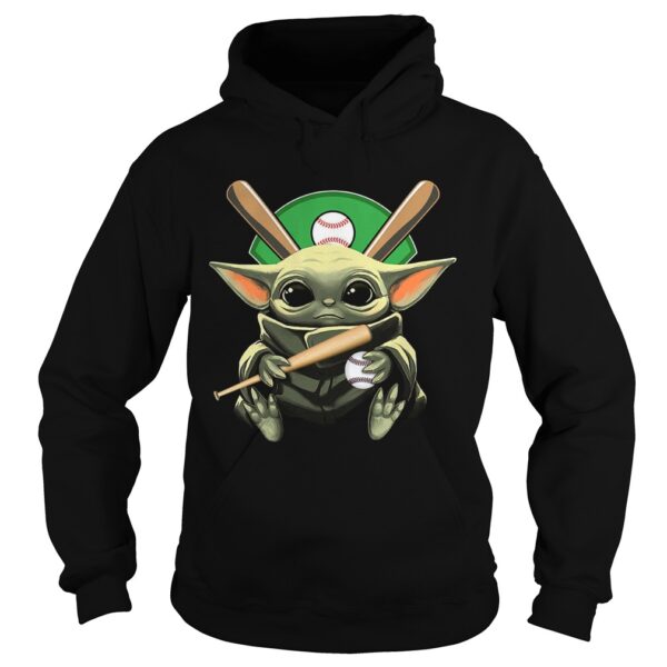 Baby Yoda Hug Baseball shirt