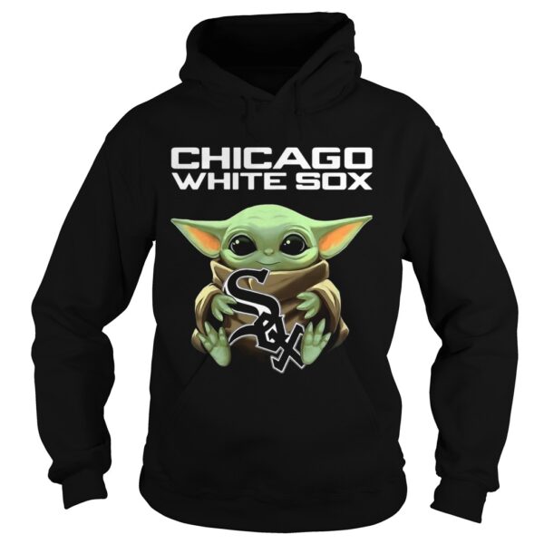 Baby Yoda Hug Chicago White Sox shirt