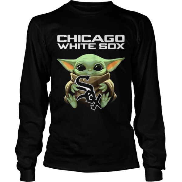 Baby Yoda Hug Chicago White Sox shirt