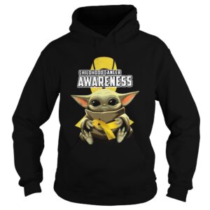 Baby Yoda Hug Childhood Cancer Awareness shirt Baby Yoda Hug Childhood Cancer Awareness shirt