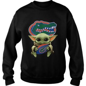 Baby Yoda Hug Florida Gators shirt 2 Baby Yoda Hug Florida Gators shirt 3