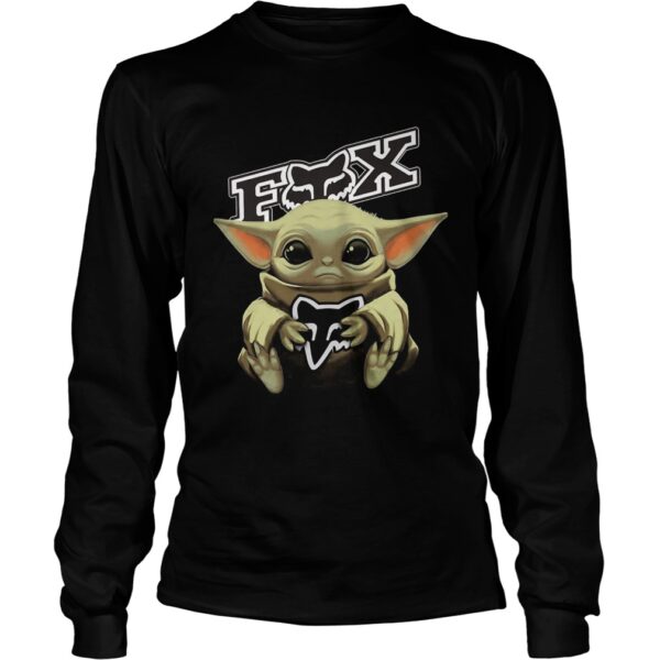 Baby Yoda Hug Fox Racing shirt