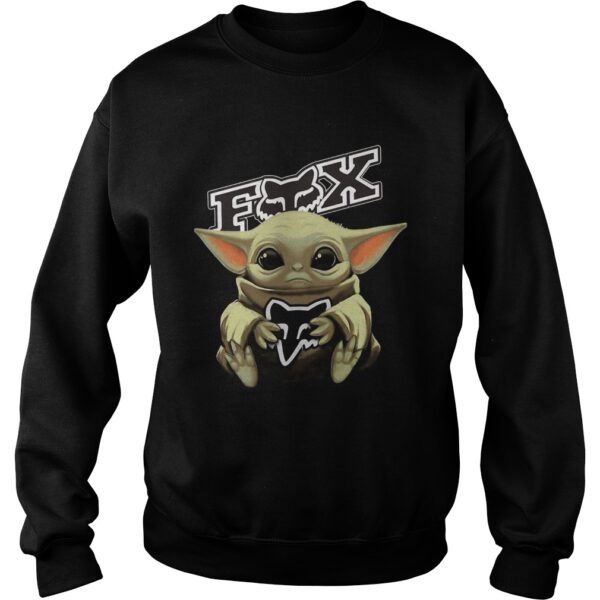 Baby Yoda Hug Fox Racing shirt