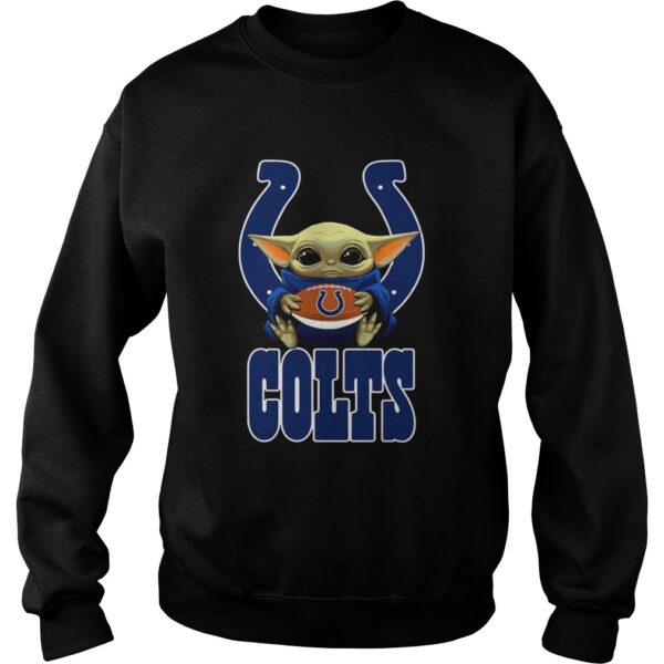 Baby Yoda Hug Indianapolis Colts shirt