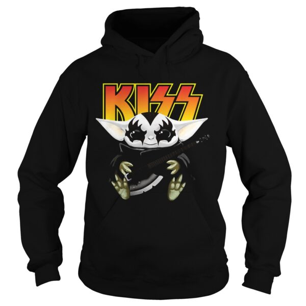 Baby Yoda Hug Kiss Guitar shirt