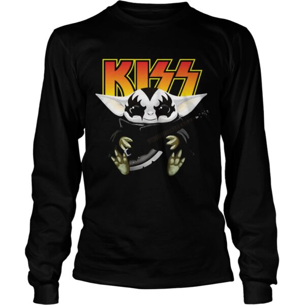 Baby Yoda Hug Kiss Guitar shirt