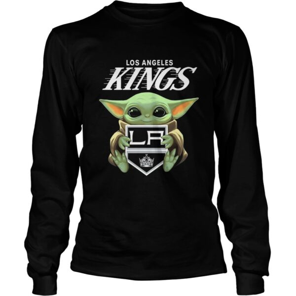 Baby Yoda Hug Los Angeles Kings shirt