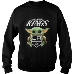 Baby Yoda Hug Los Angeles Kings shirt 2 Baby Yoda Hug Los Angeles Kings shirt 3