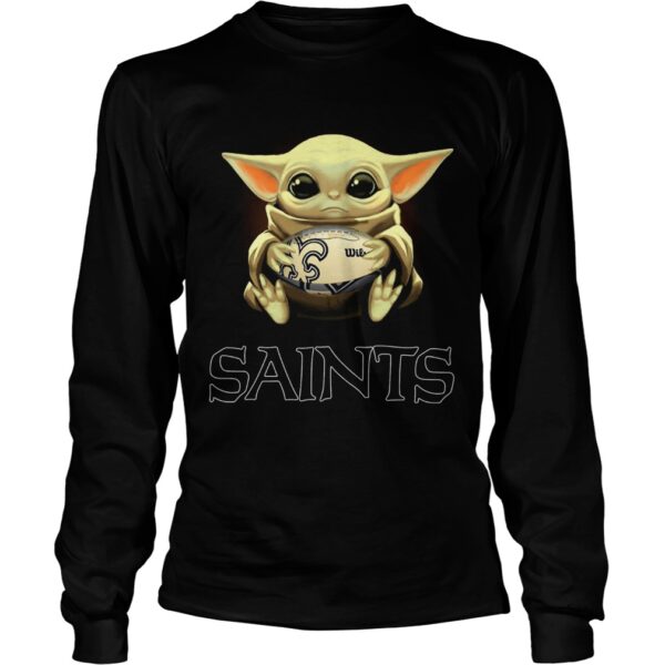 Baby Yoda Hug New Orleans Saints shirt