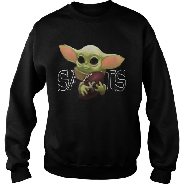 Baby Yoda Hug New Orleans Saints shirt