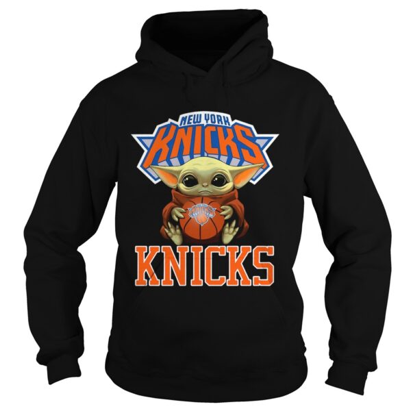 Baby Yoda Hug New York Knicks shirt