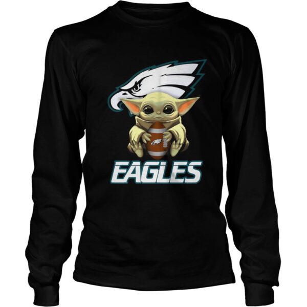 Baby Yoda Hug Philadelphia Eagles shirt