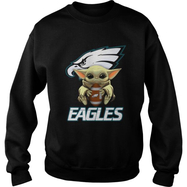 Baby Yoda Hug Philadelphia Eagles shirt