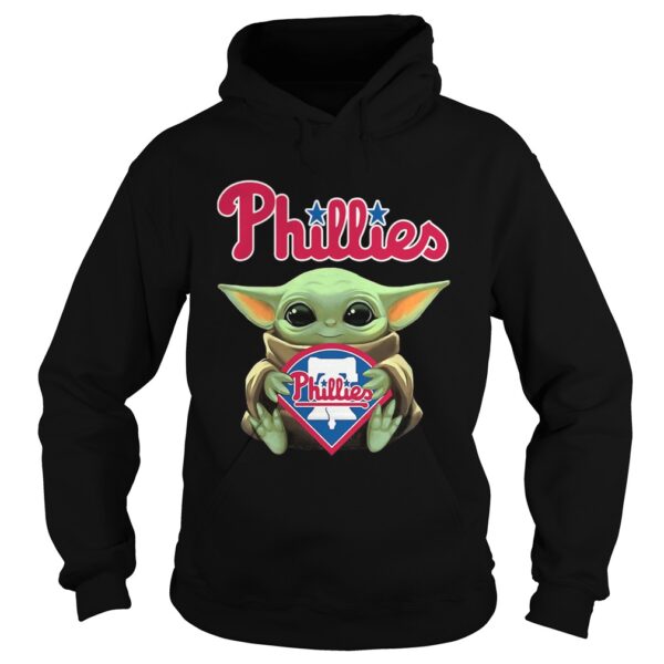 Baby Yoda Hug Philadelphia Phillies shirt