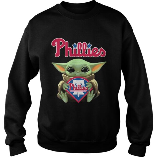 Baby Yoda Hug Philadelphia Phillies shirt