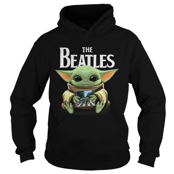 Baby Yoda Hug The Beatles shirt