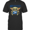 Baby Yoda Hug United States Postal Service It’S Dangerous To Go Alone Take This T-Shirt
