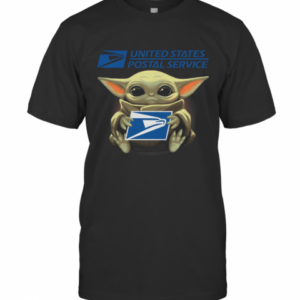 Baby Yoda Hug United States Postal Service It’S Dangerous To Go Alone Take This T-Shirt