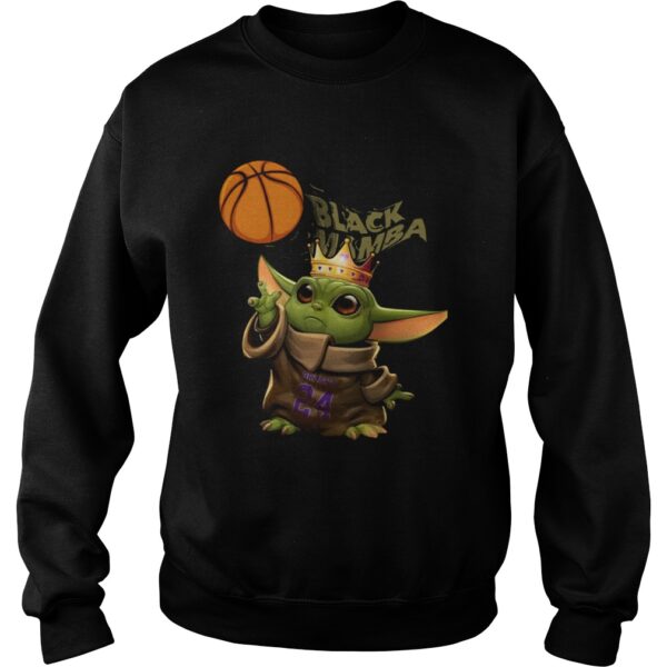 Baby Yoda Kobe Bryant 24 Black Mamba shirt